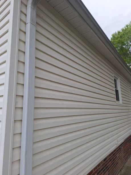 House Side Wall Before Washing