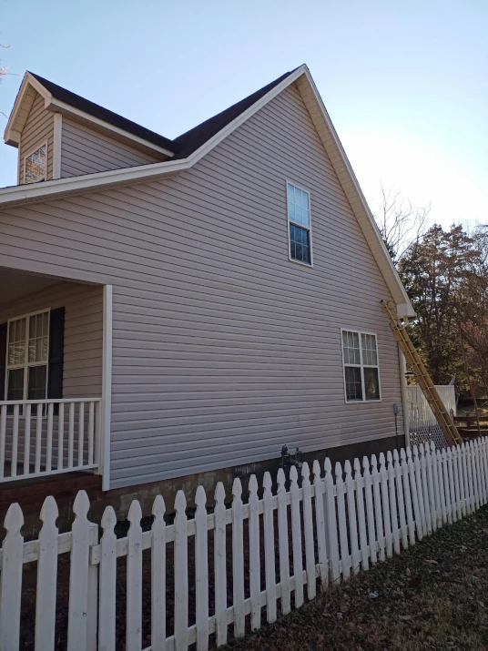 House After Pressure Washing