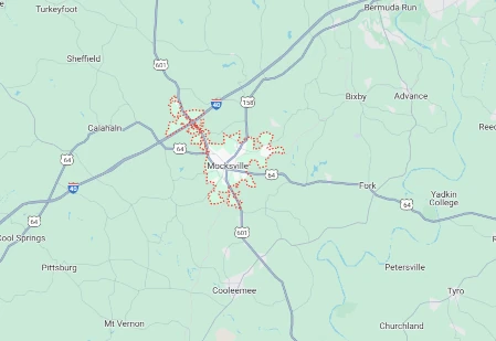 Service Area Map